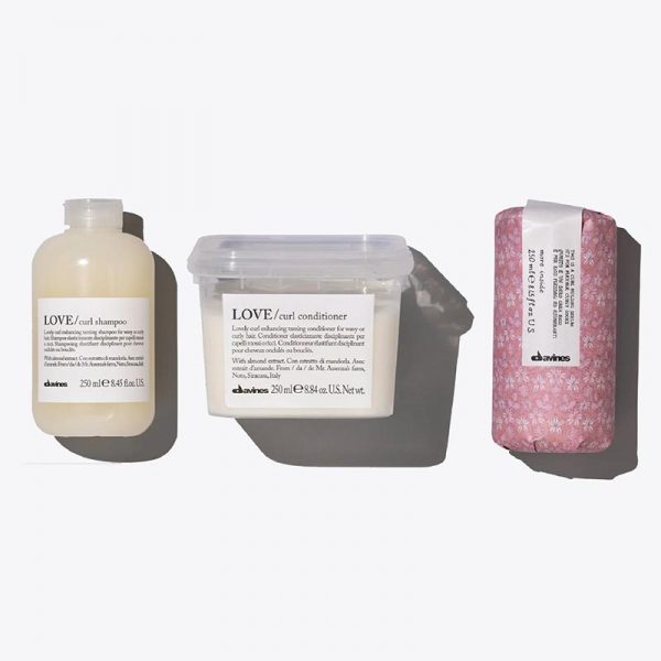 Davines picky puddles for curls love curl gift box