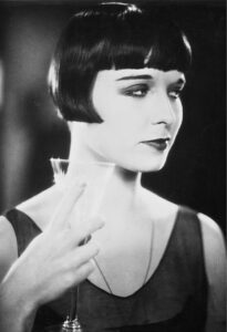 woman from the 30's with shingle bob haircut