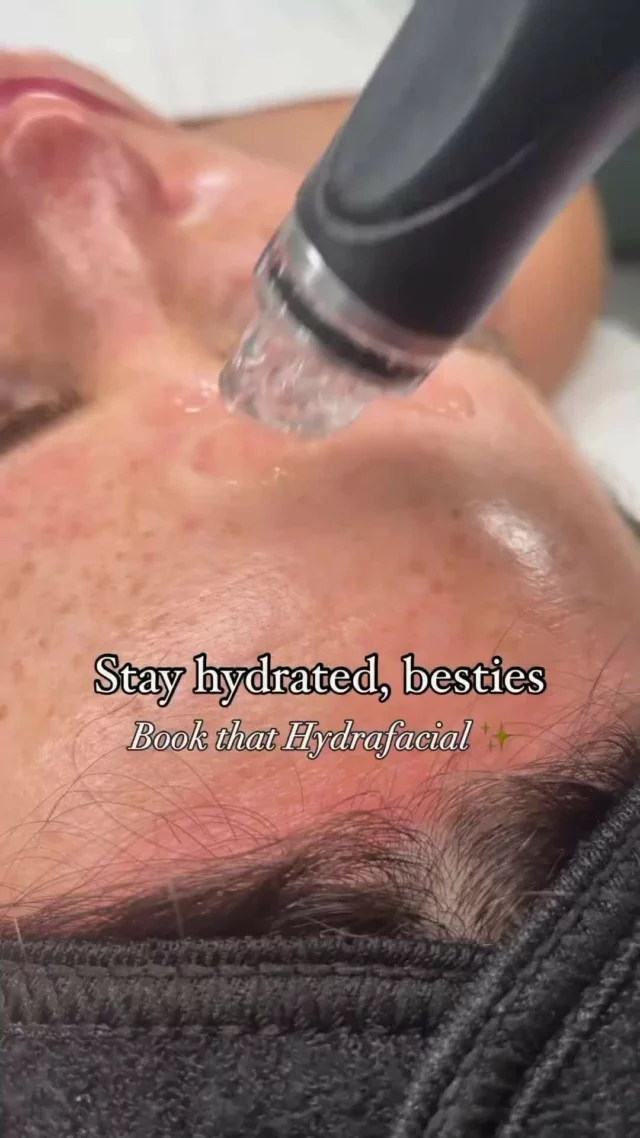 Healthy, glowing skin is just a few simple steps away with a monthly #Hydrafacial treatment 👏. DM us to schedule your appointment!